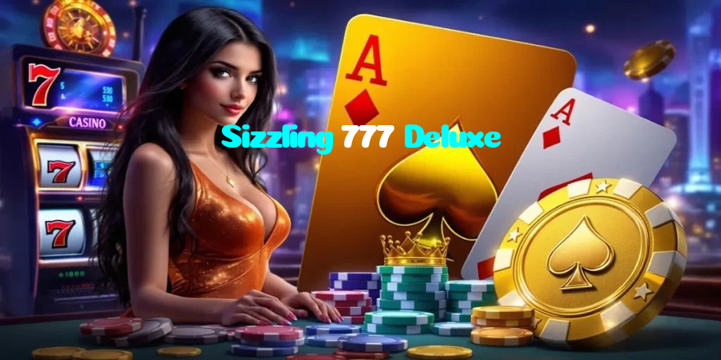 Sizzling 777 Deluxe casino presented on mobile device in Pakistan with slots and live games